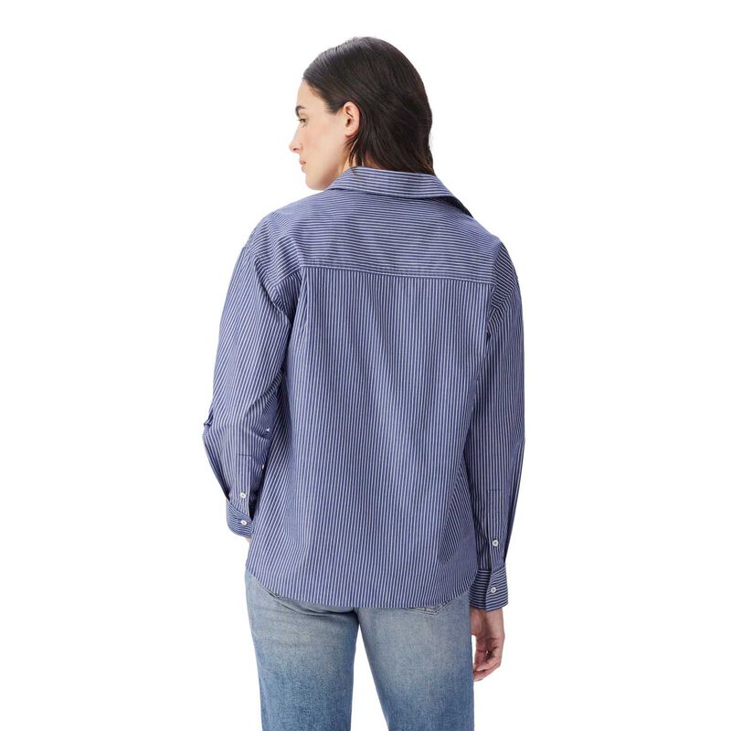 R.M. Williams Hopeland Stripe Linen Shirt image number 1